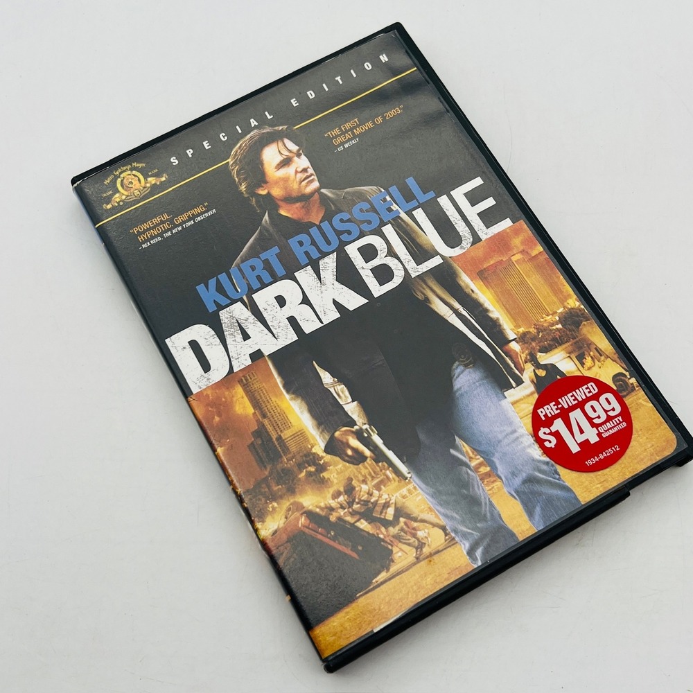 Dark Blue Special Edition DVD‎ Kurt Russell Blockbuster Case Crime Drama Movie